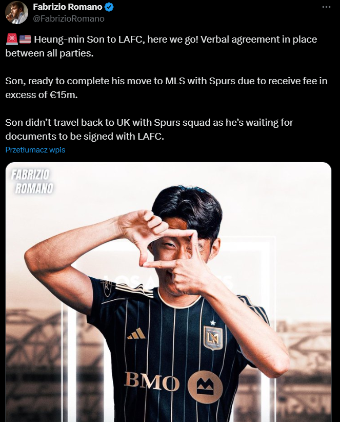 HERE WE GO! Heung-Min Son ma NOWY KLUB!